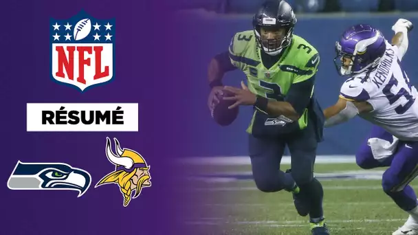 Résumé NFL VF : Les Seahawks s'imposent sur le fil contre les Vikings