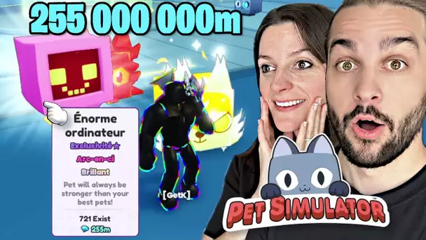 ON PACK LE HUGE GRATUIT LE PLUS RARE SUR PET SIMULATOR 99 !