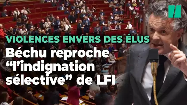 Béchu dénonce « l’indignation sélective » de LFI face aux violences envers les élus