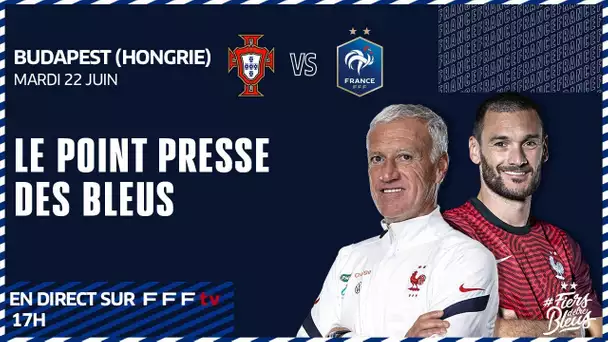 Le point presse des Bleus depuis Budapest