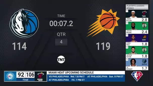 76ers @ Heat | #NBAPlayoffs presented by Google Pixel on TNT Live Scoreboard