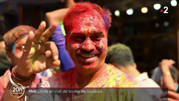 Holi : l'Inde en voit de toutes les couleurs