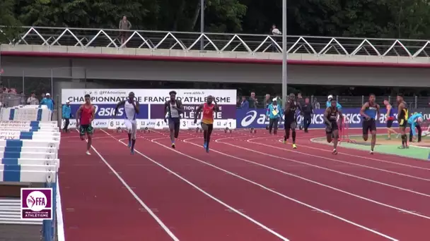 Dreux 2017 : Finale 100 m Juniors Garçons (Melvin Raffin en 10&#039;&#039;67)