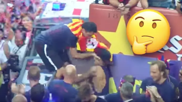 Pourquoi Xavi a poussé Neymar au visage devant des milliers de fans du Barça en 2015 | Oh My Goal