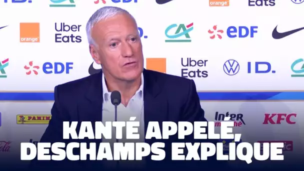 Équipe de France : La surprise Kanté, Deschamps explique son choix