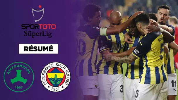 🇹🇷 Résumé - SüperLig : Fenerbahçe reste dans la course à l'Europe