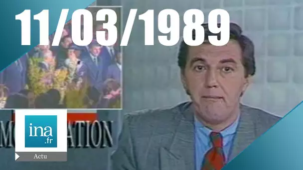 20h Antenne 2 du 11 mars 1989 | 24 pays contre la pollution à La Haye | Archive INA