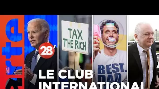 Biden vs Trump, taxe sur les milliardaires, Julian Assange…  | Le Club International - ARTE