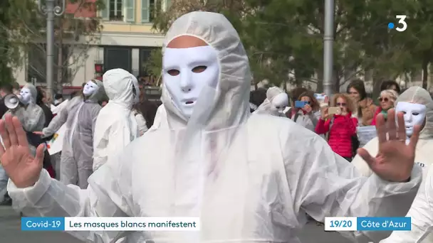 Nice : des zombies blancs pour la journée mondiale du bonheur