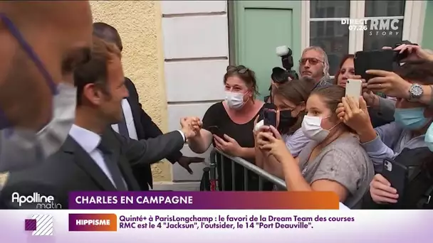 Hier, Emmanuel Macron était en Eure-et-Loir où un fan club l'attendait