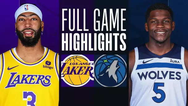 LAKERS at TIMBERWOLVES | FULL GAME HIGHLIGHTS | December 21, 2023