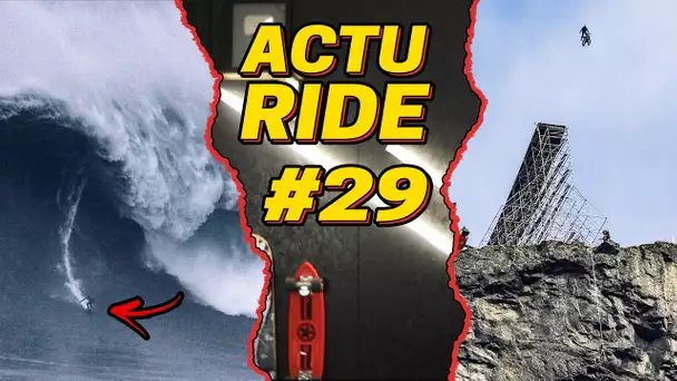 ACTU RIDE #29 : La plus grosse vague de l'année, Mike Horn frôle la mort, Tom Cruise s'envole !