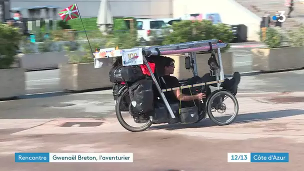Monaco : cet ancien militaire blessé au combat va sillonner le monde à vélo et à la rame