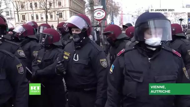 Autriche : heurts avec la police lors d’une manifestation contre les restrictions anti-Covid