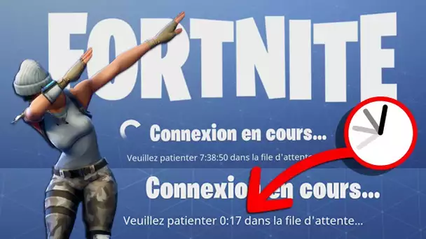 COMMENT RETIRER LA FILE D&#039;ATTENTE sur Fortnite Battle Royale !