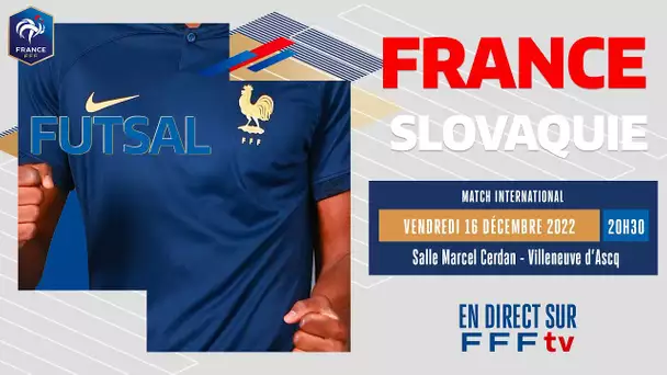 U21 Futsal : France-Slovaquie en direct (20h30)