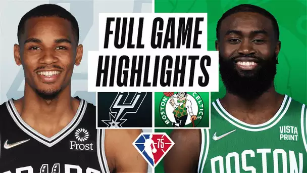 SPURS at CELTICS | FULL GAME HIGHLIGHTS | January 5, 2022