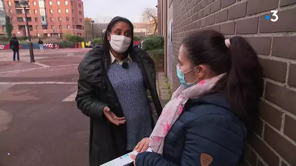 Des ambassadeurs prévention Covid à Roubaix.