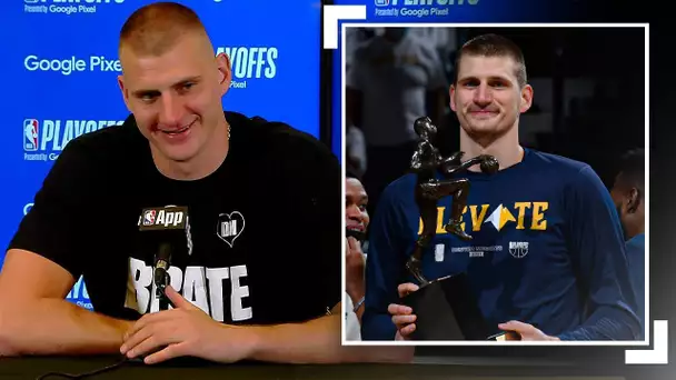 Nikola Jokic Full Presser After Winning The 2023-2024 #KiaMVP Award!