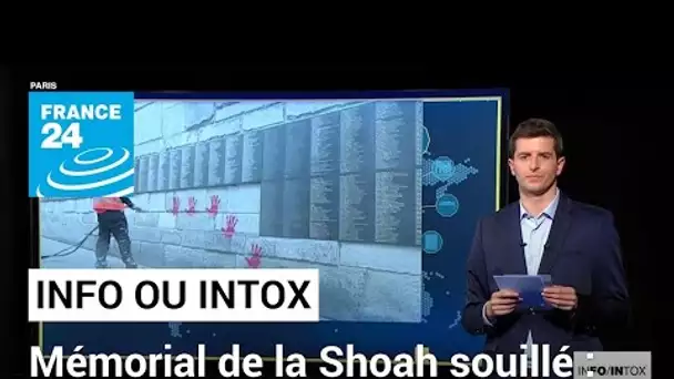 Mains rouges au Mémorial de la Shoah à Paris : ce que l'on sait sur une possible ingérence russe