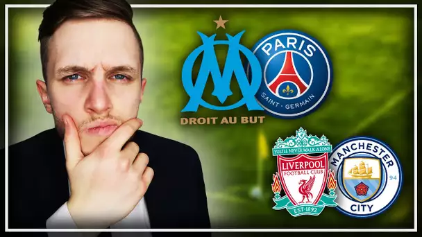 🏆 MON PRONO POUR OM-PSG ! (et Liverpool-Man City)