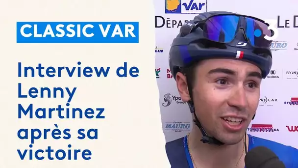 La Classic Var : interview de Lenny Martinez après sa victoire