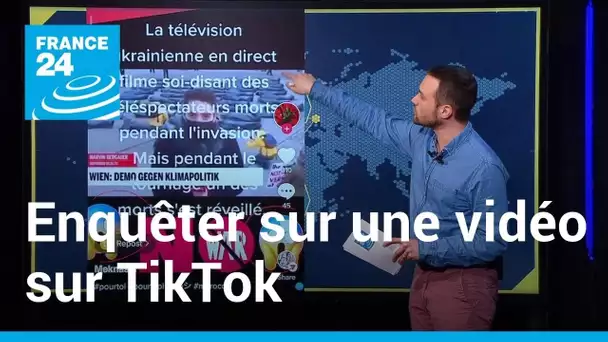 Enquêter sur une vidéo sur Tiktok • FRANCE 24