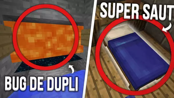 6 BUGS UTILES DANS MINECRAFT !