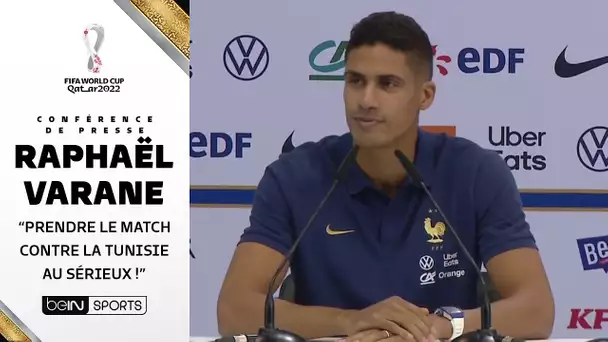 🏆🇫🇷 Son rôle, le jeu des Bleus, le match contre la Tunisie,...La conférence de presse de Varane