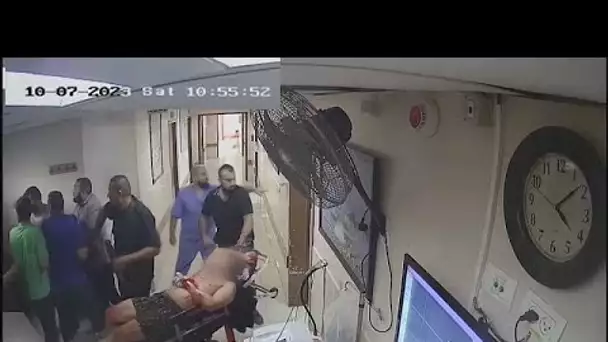 Des vidéos d'otages emmenés à l'hôpital al-Chifa