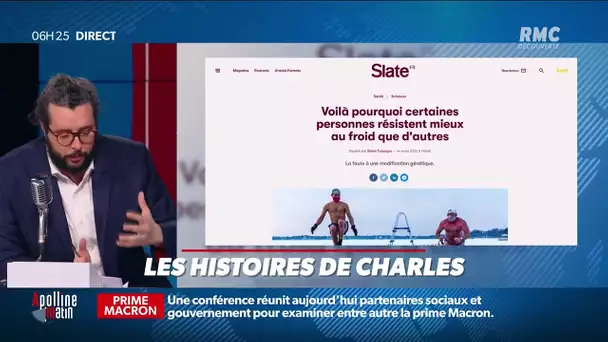 Pourquoi êtes vous particulièrement résistant au froid ? Charles Magnien vous explique