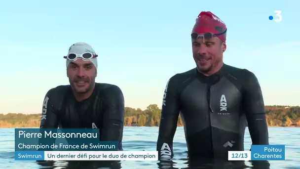 Swimrun : un dernier défi pour le duo de champions à Beaumont Saint-Cyr dans la Vienne