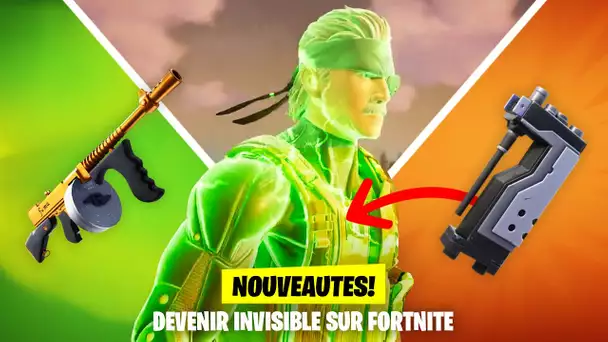 DEVENIR INVISIBLE, SOLID SNAKE, AMELIORATIONS DES ARMES ... (FORTNITE NEWS)