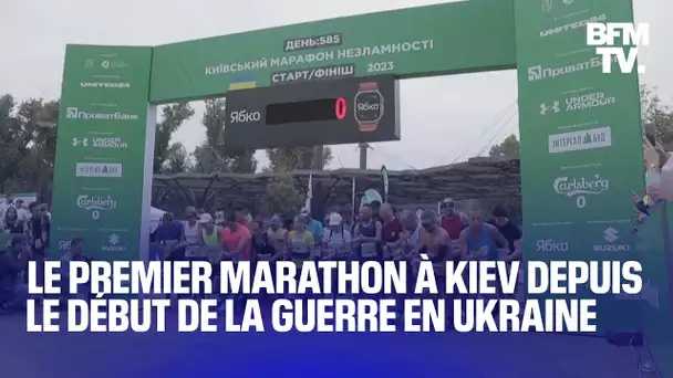 Le premier marathon organisé à Kiev, depuis le début de la guerre en Ukraine