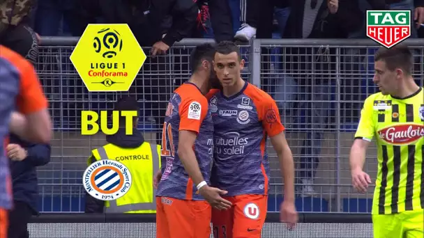 But Ellyes SKHIRI (16&#039;) / Montpellier Hérault SC - Angers SCO (2-2)  (MHSC-SCO)/ 2018-19