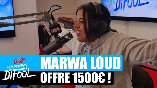Marwa Loud offre 1500€ à un auditeur ! #MorningDeDifool