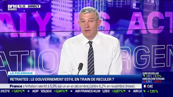 Nicolas Doze : Le gouvernement est-il en train de reculer sur la réforme des retraites ?