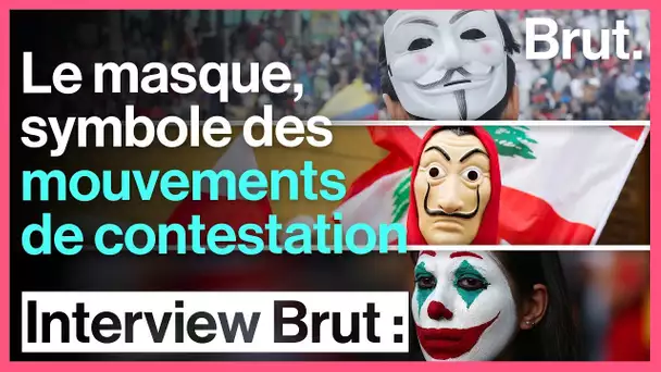 Le masque, symbole des mouvements de contestation