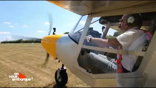 Survol en ULM des vignes de Sancerre dans "On vous embarque !"