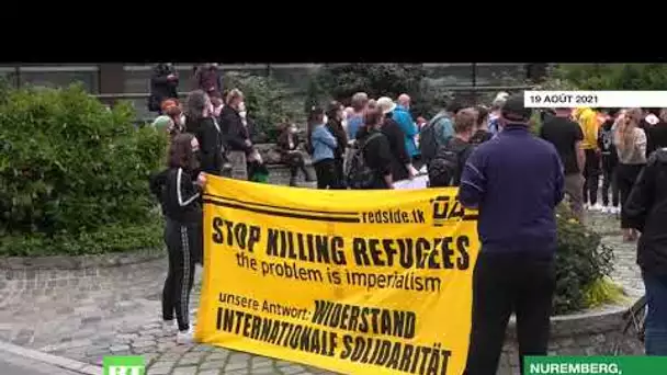 Allemagne : des manifestants appellent à une évacuation rapide des réfugiés afghans