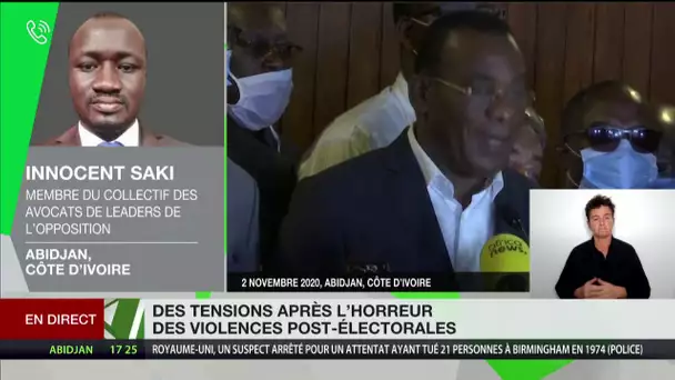 Côte-d’Ivoire : «Tout ce que nous demandons, c’est le respect de la loi» rappelle Innocent Saki