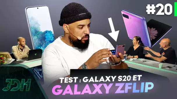 Le match des smartphones pliables et TEST des Galaxy Z Flip et S20 | JDH #20