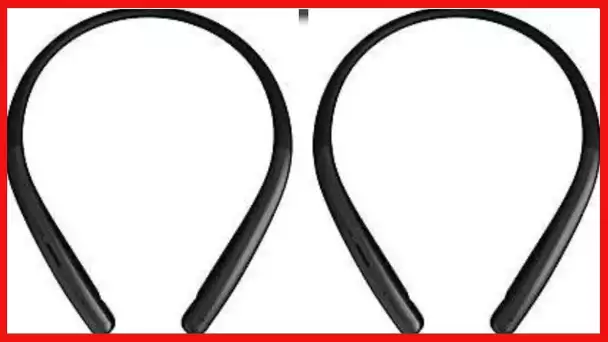 LG Tone Style HBS-SL6S Bluetooth Wireless Stereo Neckband Earbuds Tuned by Meridian Audio, Black