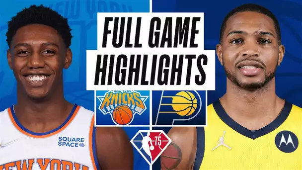 PACERS at KNICKS | FULL GAME HIGHLIGHTS | January 4, 2022