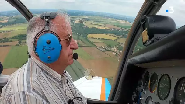 Passionné d'avion, à 82 ans Pierre Claude, ne veut pas renoncer à voler