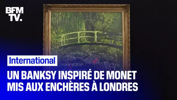 "Show me the Monet", le tableau de Banksy inspiré de Monet vendu aux enchères