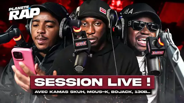 SESSION FREESTYLE avec Kamas Skuh, Bojack, 130b, Alphamass, Mous-K... #PlanèteRap