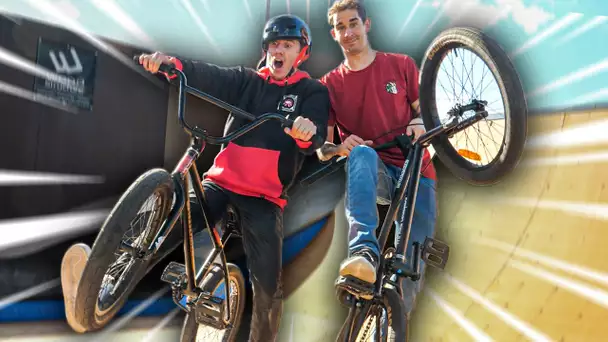 J'APPRENDS LE BMX À CHRIS !