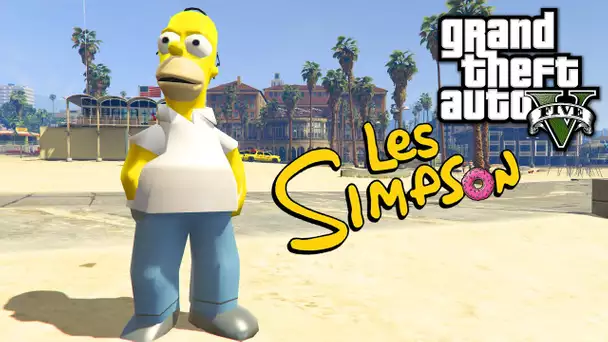 HOMER SIMPSON SUR GTA 5 !