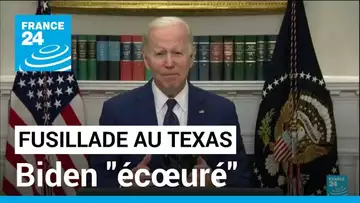 Fusillade au Texas : Joe Biden "écœuré et fatigué" après un "nouveau massacre" • FRANCE 24